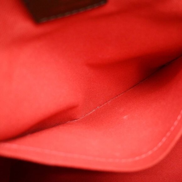 LOUIS VUITTON Verona PM Shoulder Bag Damie Ebene Leather Brown N41117 20EE998 - Picture 7 of 15